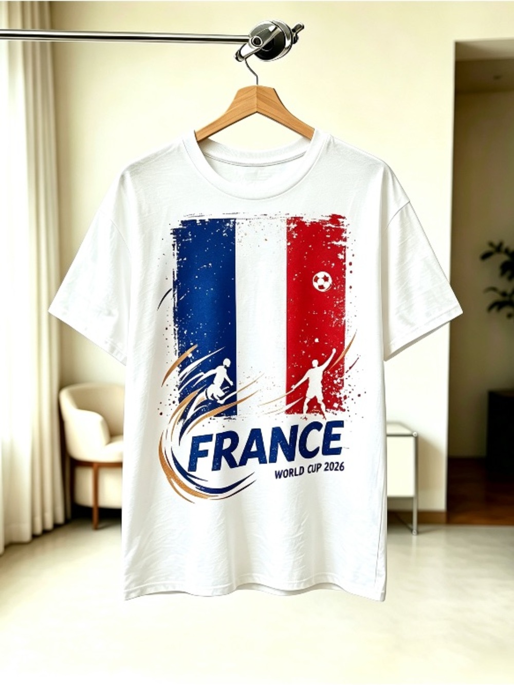 FRANCE - NEW World Cup 2026 Football Soccer Fans T-Shirt Tee Shirt
